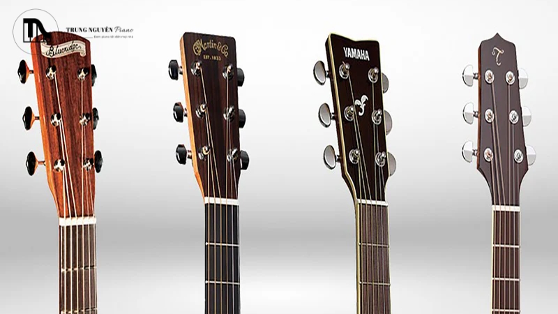 Đầu đàn là nơi neo giữ một đầu của dây đàn và chứa bộ phận quan trọng