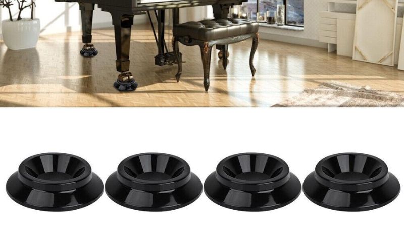 Tiêu chuẩn an toàn và tải trọng chén kê piano: Bảo vệ đàn & sàn 3 Phụ kiện chén kê piano giữ cố định chân đàn grand trên sàn gỗ, giúp tránh trượt và hư sàn