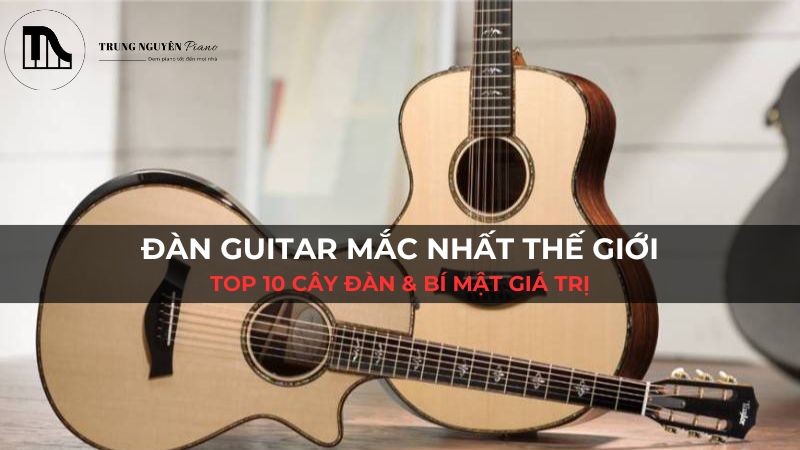 Đàn guitar mắc nhất thế giới: Top 10 cây đàn & bí mật giá trị