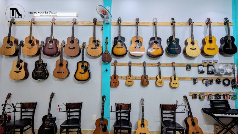 Người mới học nên ưu tiên chọn một cây đàn có trọng lượng nhẹ đến trung