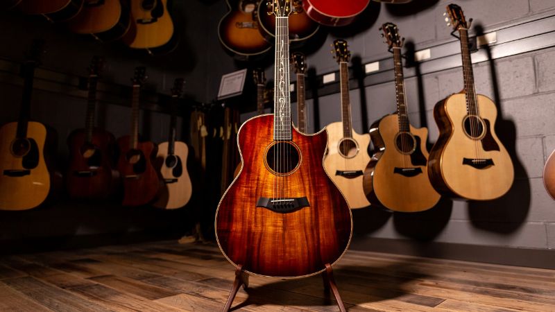 Cây đàn guitar Taylor Koa Series với kỹ thuật chế tác bậc thầy