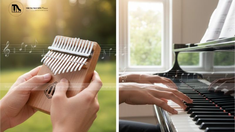 Hai nhạc cụ có hai phong cách âm nhạc khác nhau