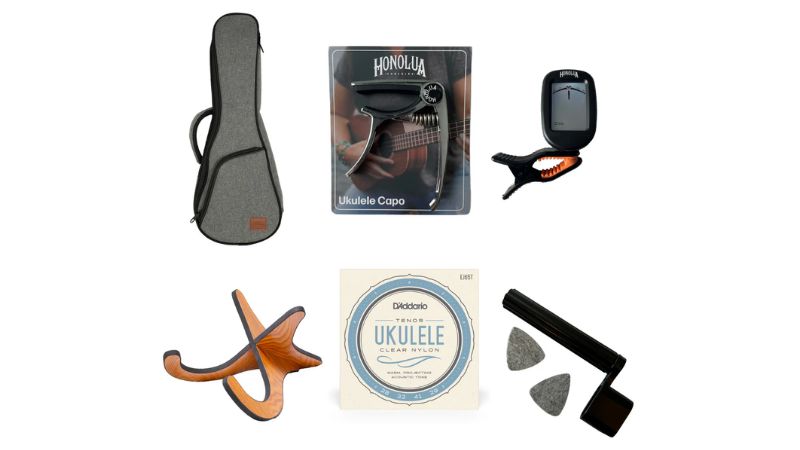Phụ kiện ukulele cơ bản hỗ trợ tối ưu cho quá trình học và chơi đàn