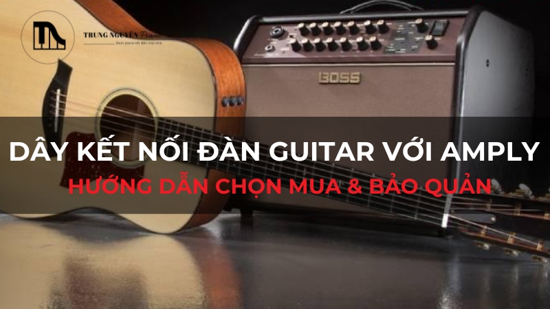 Dây kết nối đàn guitar với amply: Hướng dẫn chọn mua & bảo quản