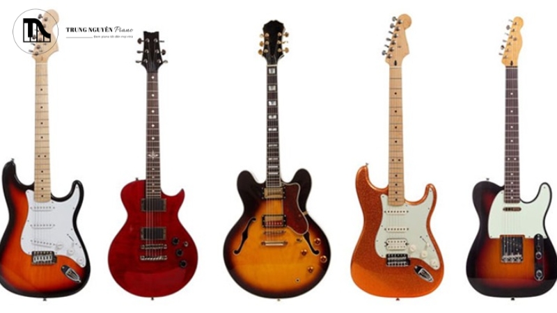 Guitar điện là nhạc cụ hoạt động dựa trên nguyên lý cảm ứng điện từ