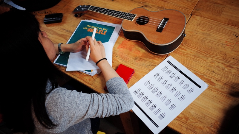 Giáo trình khi học Ukulele