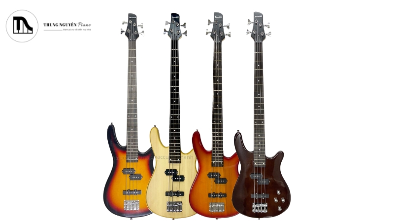 Guitar Bass là gì: Cấu tạo, vai trò & cách chọn cho người mới 6 Guitar Bass 4 dây (tiêu chuẩn) là loại phổ biến nhất