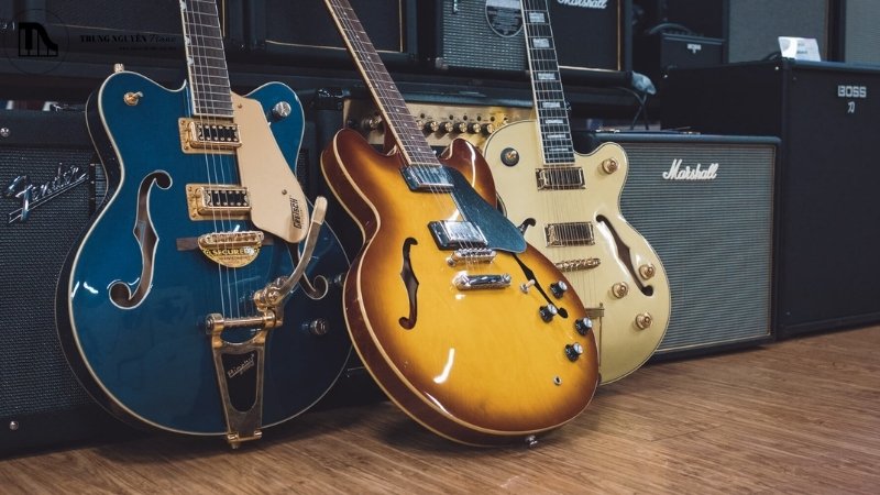 Guitar Semi-Hollow và Hollow-body