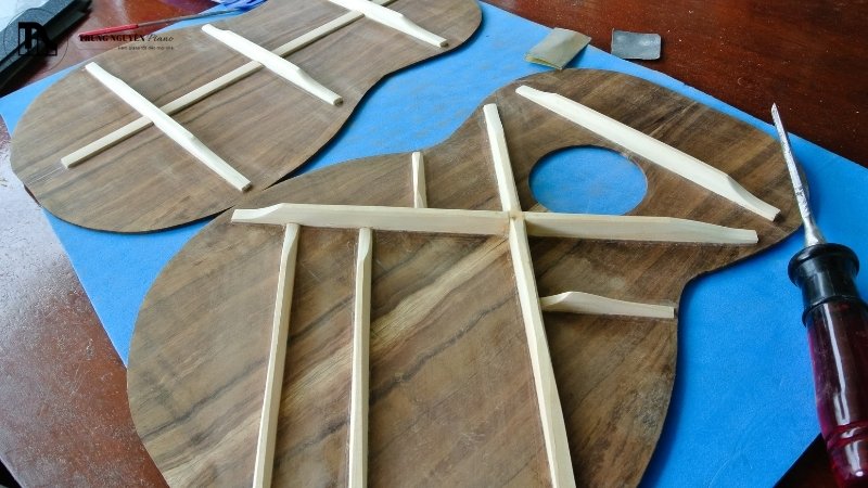 Checklist: Một cây đàn guitar tốt cần đáp ứng những yêu cầu nào? 4 Hệ thống nan giằng guitar