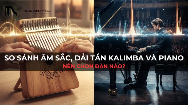 So sánh âm sắc, dải tần Kalimba và Piano: Nên chọn đàn nào?