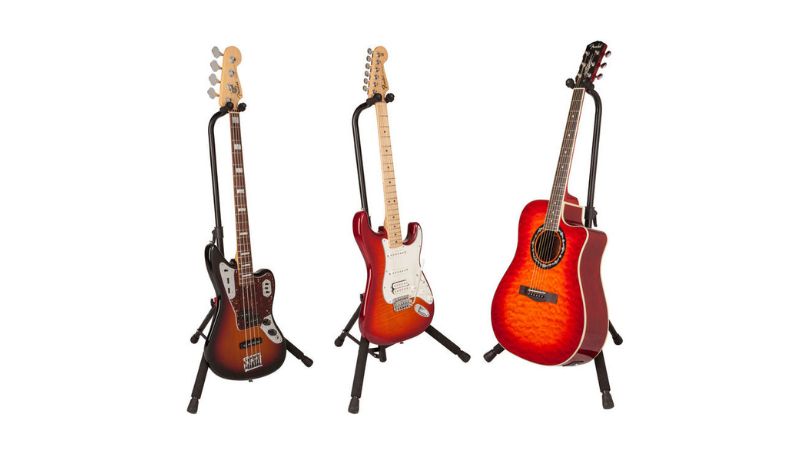 Kệ để đàn guitar: Hướng dẫn chọn mua A-Z & top mẫu phổ biến 7 Kệ đàn guitar Fender chắc chắn, chất lượng cao, phù hợp cho phòng thu và sân khấu