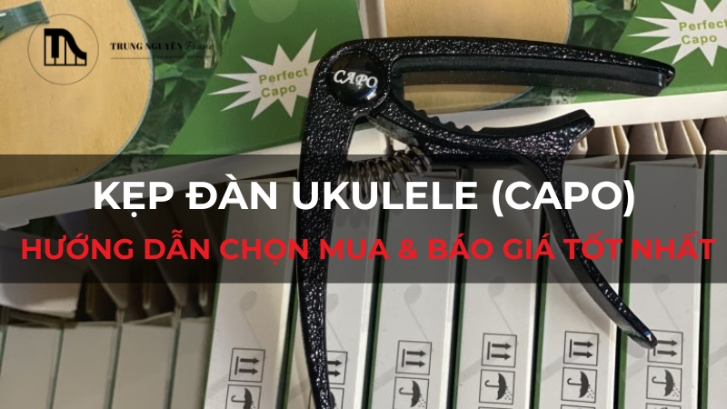 Kẹp đàn Ukulele (Capo): Hướng dẫn chọn mua & báo giá tốt nhất