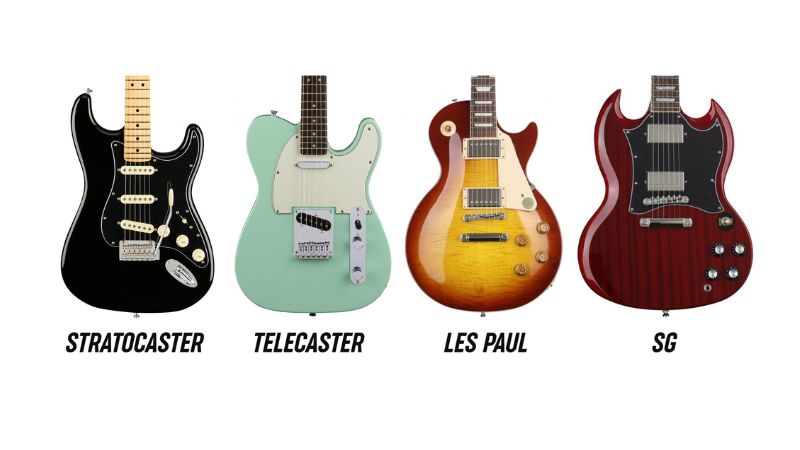 Chọn dáng đàn phù hợp giúp bạn thoải mái chơi và tận hưởng đúng phong cách nhạc