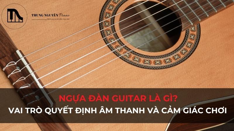 Ngựa đàn Guitar là gì? Vai trò quyết định âm thanh và cảm giác chơi