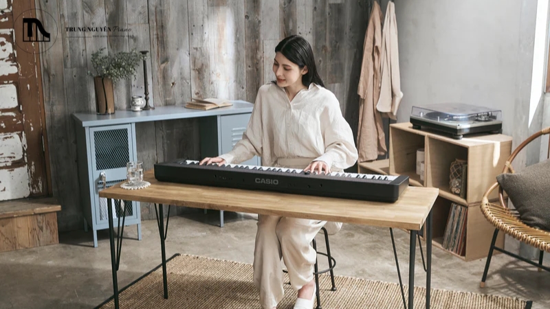 Review CasioTone CT-S410 chi tiết: Trải nghiệm thực tế từ A-Z 7 Đàn được tích hợp các hiệu ứng âm thanh thiết yếu để làm phong phú