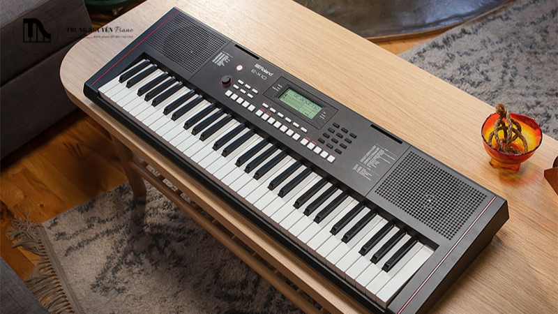 Review Roland E-X10: Keyboard nhỏ gọn, âm thanh hay cho người mới 1 Roland E-X10 là model keyboard thuộc phân khúc dành cho người mới học