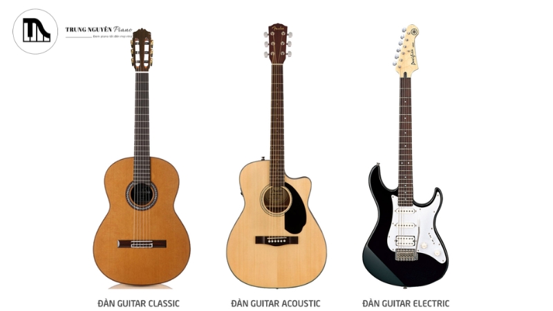 Các loại Guitar chính trên thị trường 