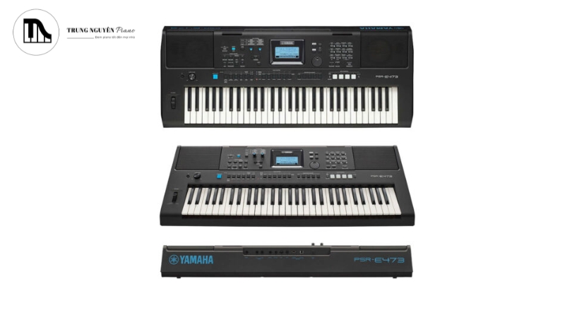 Bàn phím đàn Yamaha PSR-E473 cảm ứng lực, các tính năng hỗ trợ học tập 