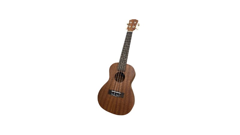 Ukulele Concert 23 inch với phím đàn rộng giúp người mới dễ bấm hợp âm
