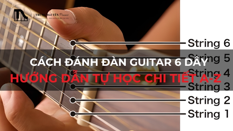 Cách đánh đàn Guitar 6 dây: Hướng dẫn tự học chi tiết A-Z