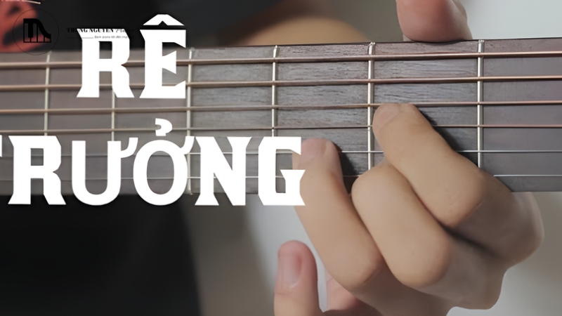 Cách bấm hợp âm Rê trưởng (D)