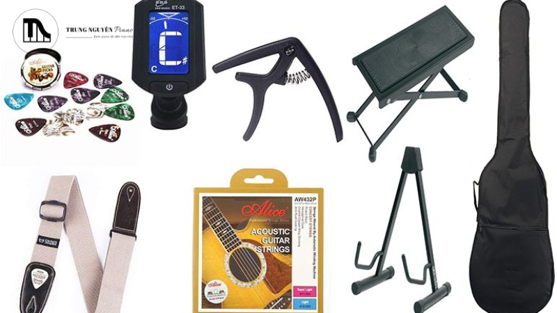 Bộ phụ kiện guitar cơ bản