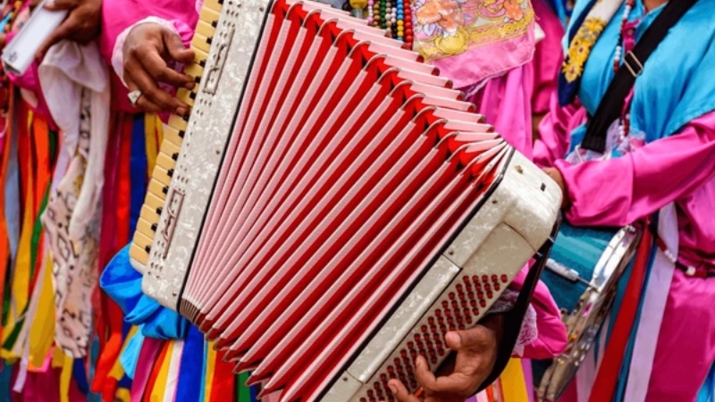 Âm thanh sôi động của Accordion phù hợp với các lễ hội và buổi diễn