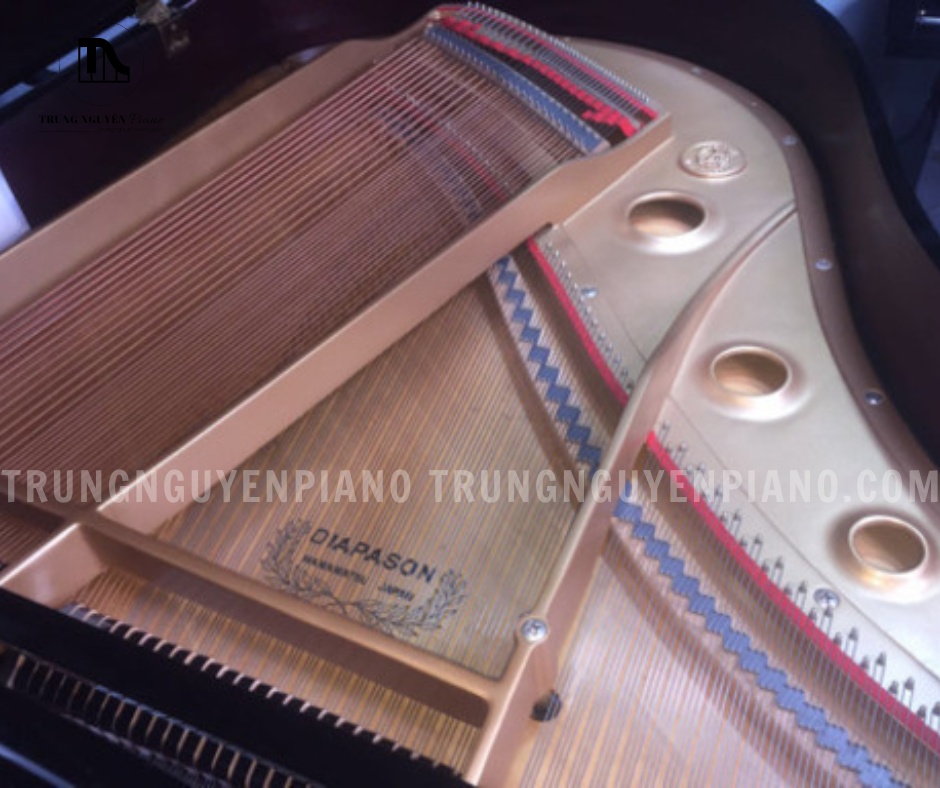 Đàn Piano Grand Diapason 170H trang bị dây đàn được làm từ thép cường độ cao