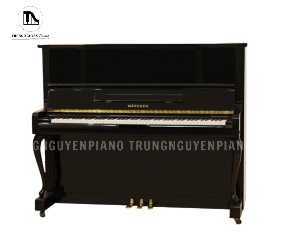 Đàn piano upright Marchen MS300 màu đen bóng sản xuất tại Nhật Bản