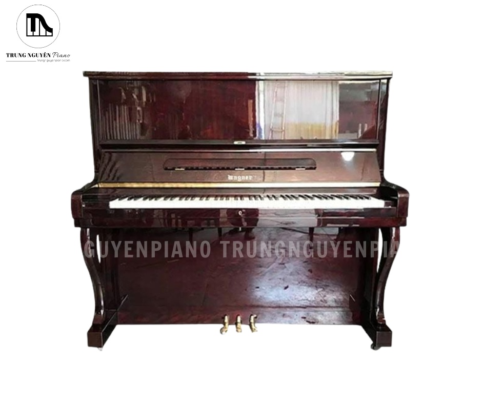 Dưới đây là các chú thích đã được rút gọn cho 7 hình ảnh đàn Wagner HW-30, vẫn đảm bảo đúng format bạn yêu cầu: Hình dan-piano-wagner-hw-30-1.jpg (Màu nâu đỏ): Đàn piano Wagner HW-30 màu nâu gỗ bóng giúp tạo điểm nhấn sang trọng cho không gian