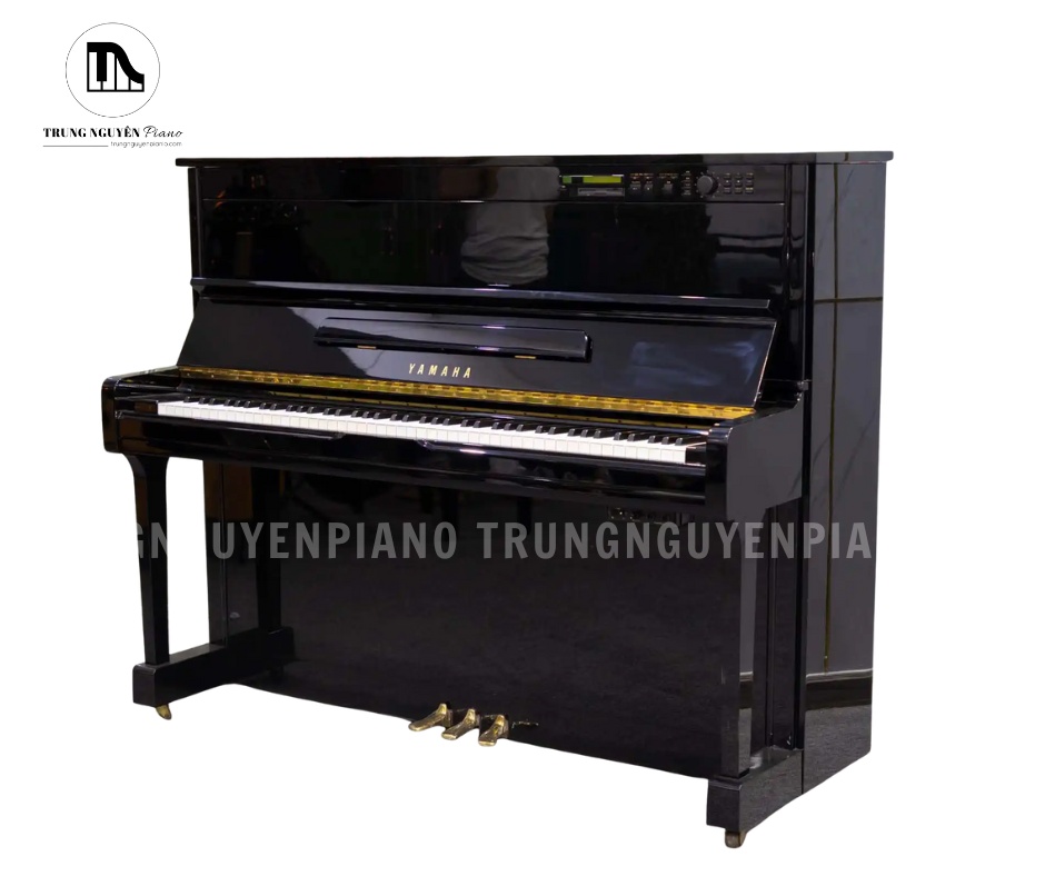 Yamaha HQ90B là mẫu đàn piano upright tích hợp bộ máy điện tử tự chơi