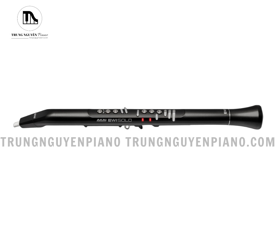 Akai EWI Solo với thiết kế liền khối màu đen, nhỏ gọn và tích hợp loa cho luyện tập mọi lúc