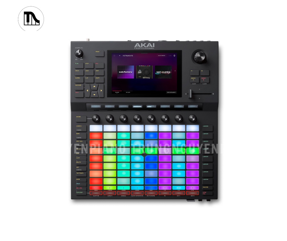 Akai Force - thiết bị sản xuất và biểu diễn âm nhạc độc lập với màn hình cảm ứng và pad RGB