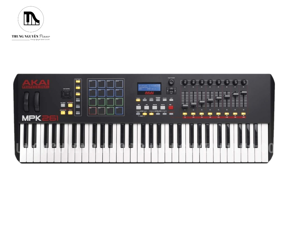 Toàn cảnh Akai MPK261 MIDI keyboard 61 phím dành cho sản xuất âm nhạc
