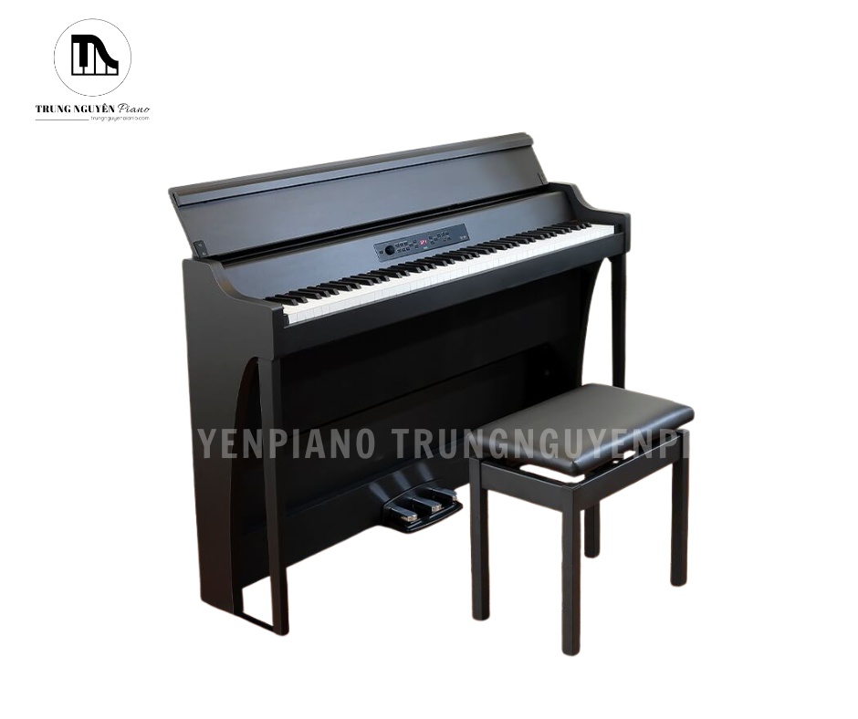 Korg G1 Air tổng thể sang trọng cho không gian học và luyện piano tại nhà
