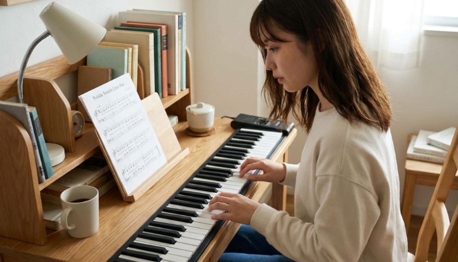 Đàn piano gấp gọn ngày càng phổ biến và được yêu thích