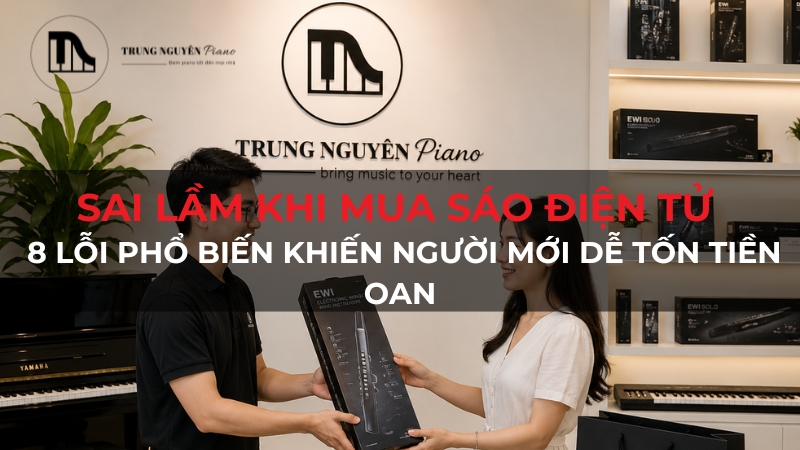 sai lầm khi mua sáo điện tử
