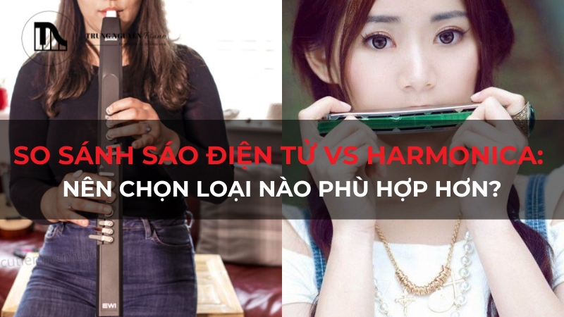 sáo điện tử vs harmonica