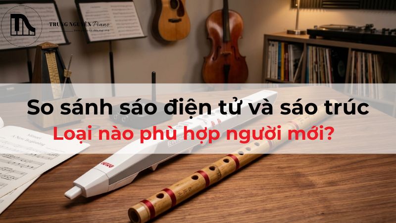 So sánh sáo điện tử và sáo trúc