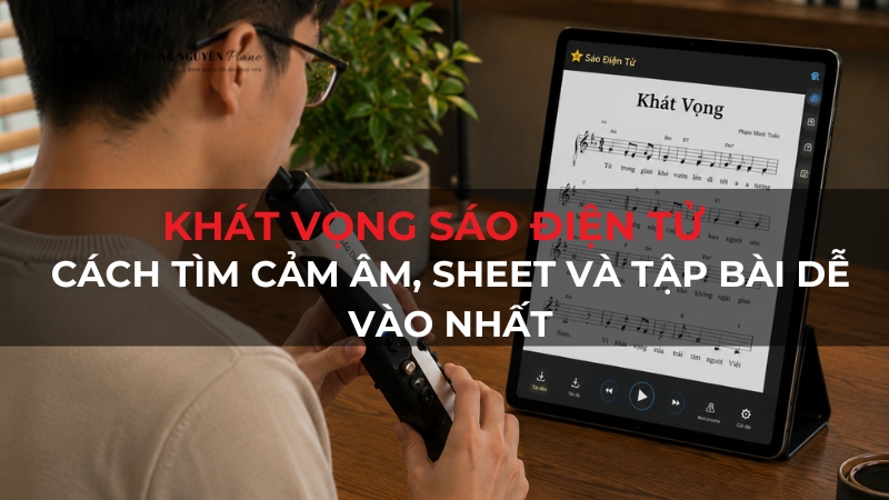 Cảm Âm/Sheet Nhạc Khát Vọng Sáo Điện Tử: Người Học Đang Cần Gì Nhất?