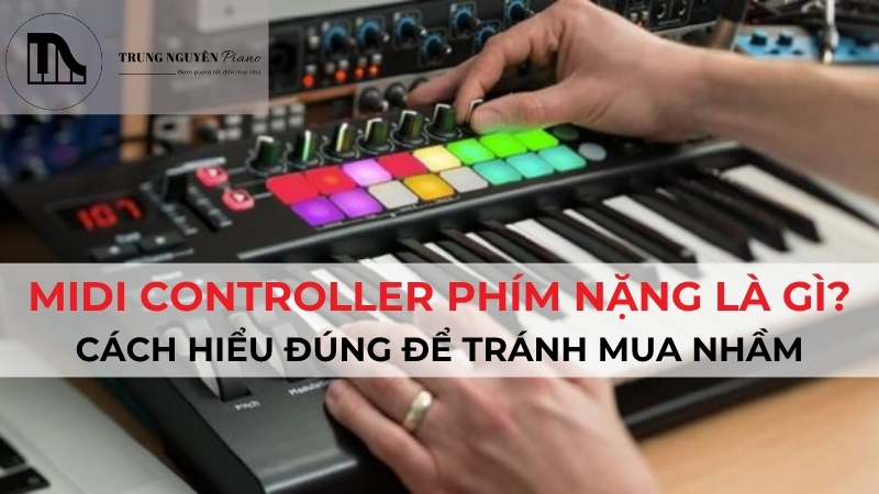 MIDI controller phím nặng là gì? Tiêu chí và hướng dẫn chọn mua