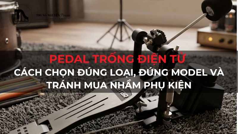 Pedal trống điện tử: Cách chọn đúng loại, đúng model và tránh mua nhầm
