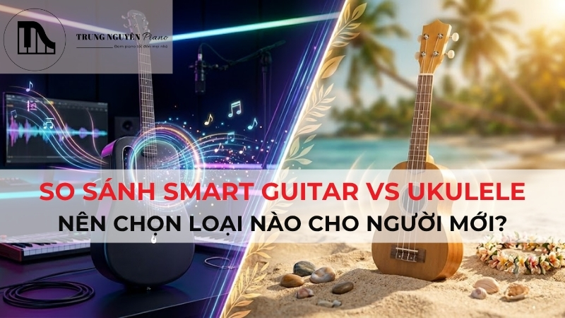 So sánh Smart Guitar vs Ukulele: Nên chọn loại nào cho người mới?
